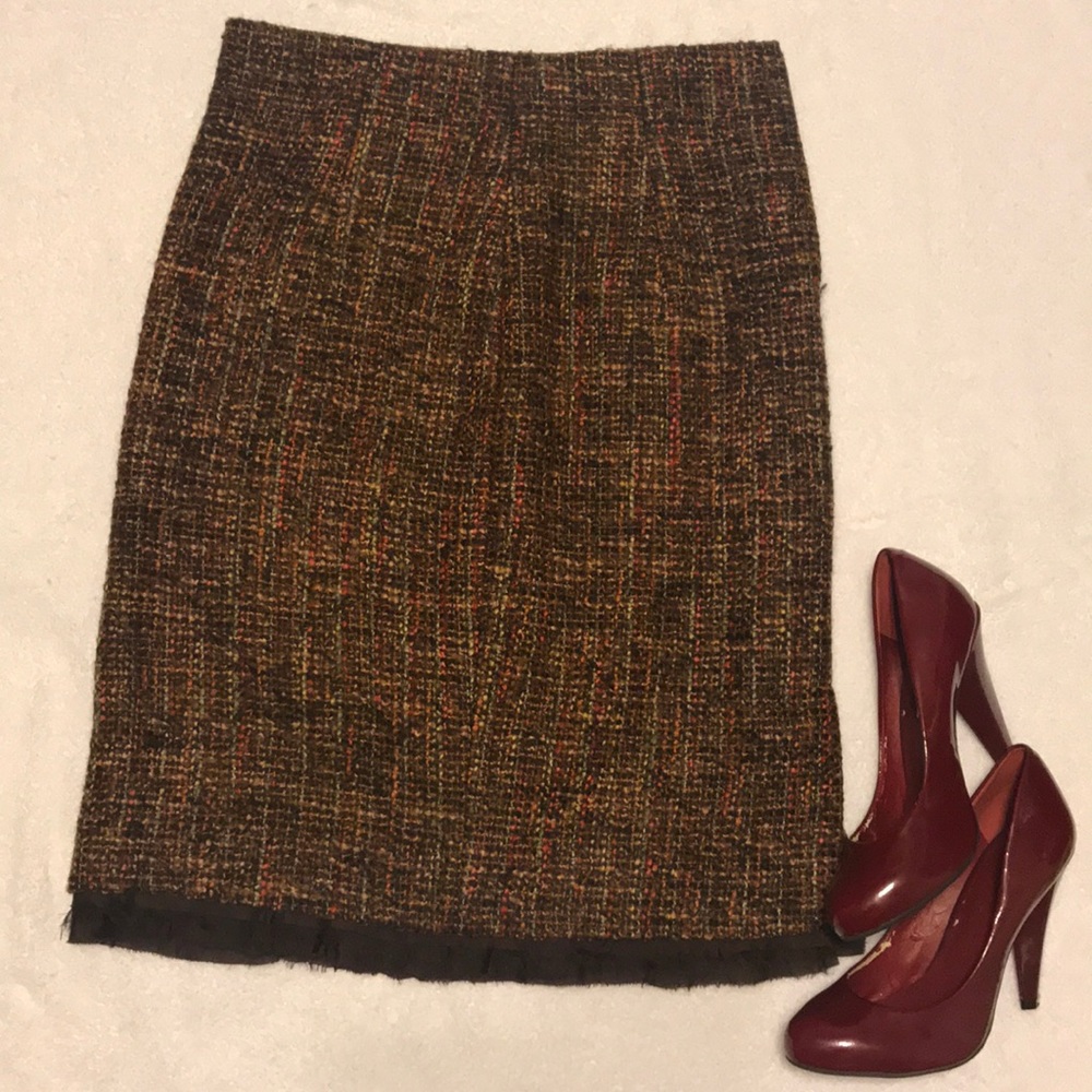 Classiques Enrier Wool Blend Pencil Skirt